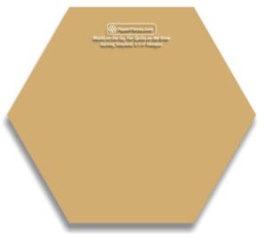 Blocks on the Go BOM Wadding Template 5 1/4' Hexagon | 