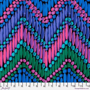 Kaffe Fassett Fabric Beaded Curtain Dark (per 1/4 metre) | 