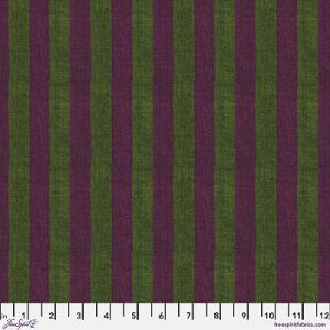 Kaffe Fassett Fabric: Shot Cotton Stripes Wide Moss (per 1/4 metre) | 