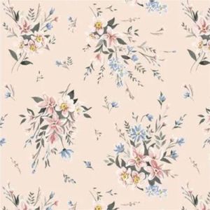 The Winterbourne Collection: Winterbourne Bouquet Blush (per 1/4 metre) | 