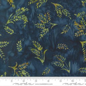 Bonfire Batik fabric: Sprigs Midnight (per 1/4 metre) | 