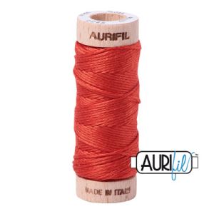 Aurifil Floss Cotton Thread 2245 Red Orange | 