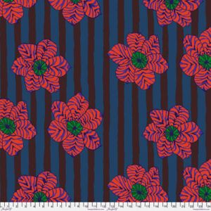 Brandon Mably Fabric Zebra Lily Dark (per 1/4 metre) | 