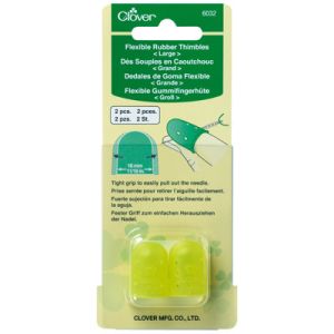 Clover Flexible Rubber Thimble: Large | 