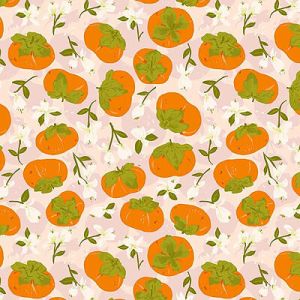 Summer's End Fabric: Tomato Time Peach (per 1/4 metre) | 