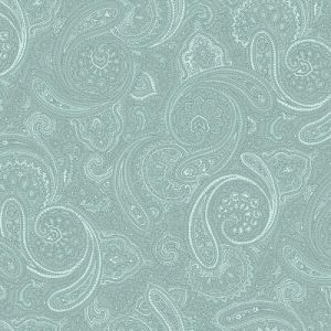 Emily Roses Fabric: Paisley Teal (per 1/4 metre) | 