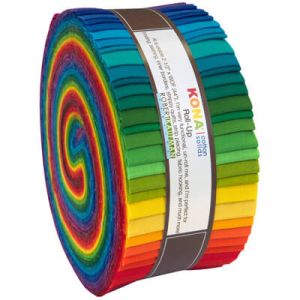 Robert Kaufman Kona New Classic Palette 21/2' RollUp | 