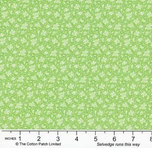 Whimsy Fabric: Mod Swoop, Green | 