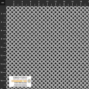 Quilters Coordinates fabric: Diamond Waves Monochrome (per 1/4 metre) | 