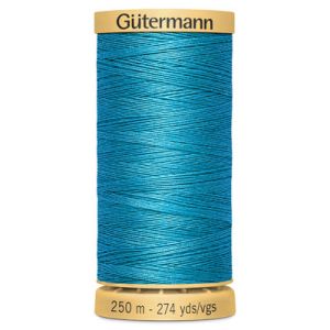 Gutermann Natural Cotton 50 Weight Thread 250m Aegean 6745 | 