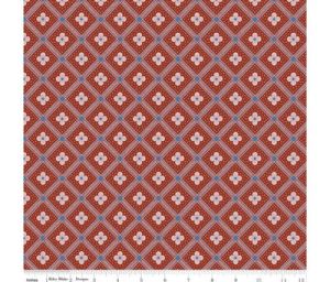 The Summer House Collection: Manor Tile Terracotta (per 1/4 metre) | 