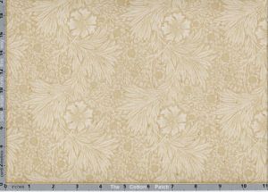 William Morris Kelmscott Fabric: Marigold Tan (per 1/4 metre) | 