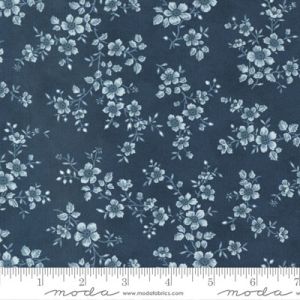 Cascade fabric: Garden Blooms Midnight (per 1/4 metre) | 