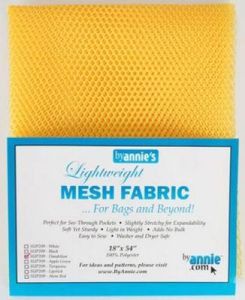 Dandelion Yellow Mesh Fabric Pack By Annies | 