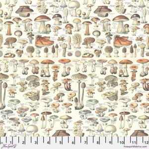 Eclectic Elements Palette fabrics, Orange Toadstools | 