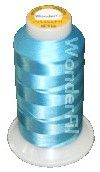 InvisaFil Thread: 100wt 2 ply Polyester 2500m Spool Bright Turquoise | 