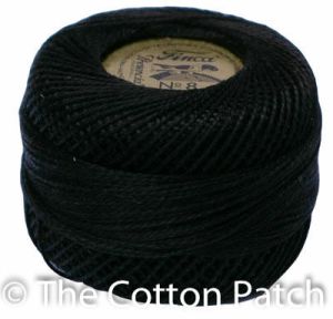 Presencia Perle Cotton #8 Thread: Colour Black | 