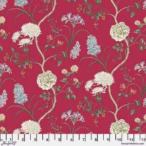 A Celebration of Sanderson fabric: Summer Tree Raspberry (per 1/4 metre) | 