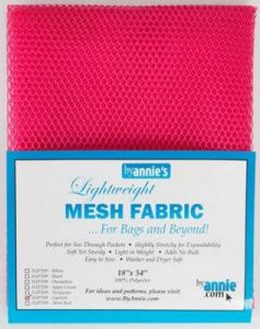 Lipstick Pink Mesh Fabric Pack By Annies | 