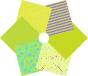 Tula Pink True Colours Lemongrass Fat Quarter Bundle | 