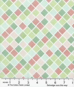 Juliette fabric, Diagonal Stripes, White | 