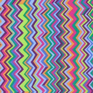 Brandon Mably Fabric Zig Zag Multi (per 1/4 metre) | 