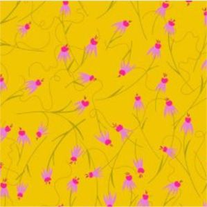 Alison Glass Fabric Coneflowers  Yellow (per 1/4 metre) | 