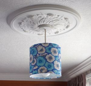 Lampshade Kit 20cm Diameter Round for Hanging or Table Lamp | 