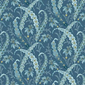 Beach House fabric: Ribbon Grass Blue | 