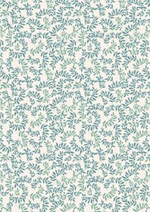 Chalki fabric: Soft Green Olive Branch Lewis and Irene | 