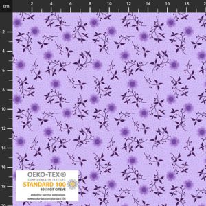 Ditsy Gardens fabrics: Flowers Lilac | 