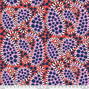 Brandon Mably Fabric Paisley Dot Black/White (per 1/4 metre) | 