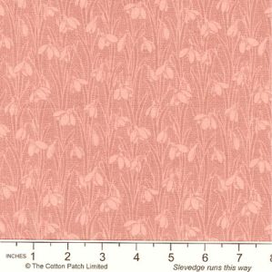 Liberty Snowdrop Spot Fabric: Tea Rose (per 1/4 metre) | 