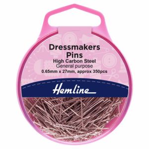 Hemline Dressmaker's Pins 0.65 x 27mm | 