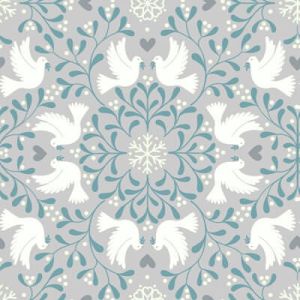 Hygge Glow Fabric: Scandi Dove Grey (per 1/4 metre) | 