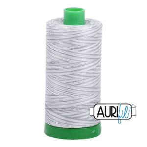 Aurifil 40 Cotton Variegated Thread 4060 Silver Moon | 