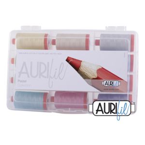 Aurifil 50/2 Thread Box: Pastel House Collection | 