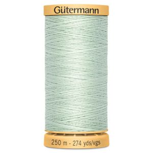 Gutermann Natural Cotton 50 Weight Thread 250m Light Iceflow 7918 | 