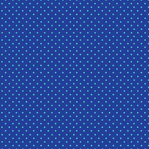 Makower Small Spots Fabric: Aqua Spots Blue (per 1/4 metre) | 