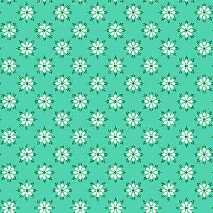 True Kisses fabric: Darling Turquoise (per 1/4 metre) | 