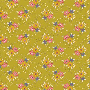 Tilda fabric: Creating Memories Spring Frida Lime | 