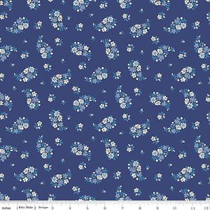 Liberty Carnaby Collection Fabric: Portobello Paisley Indigo (per 1/4 metre) | 