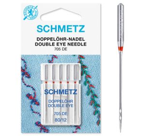 Schmetz Double eyed Sewing Machine Needle Size 80/12 | 