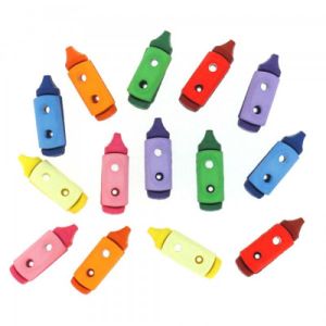 Sew Cute Crayons Buttons | 