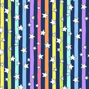 Believe fabric: Shooting Stars Navy (per 1/4 metre) | 