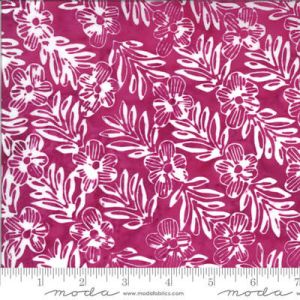 Confection Batiks Fabric: Mayleen Raspberry (per 1/4 metre) | 