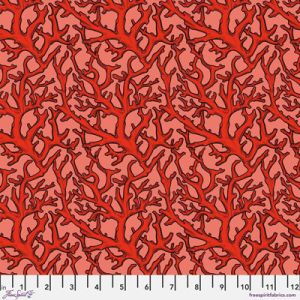 Mariana fabric: Coral Cascade (per 1/4 metre) | 