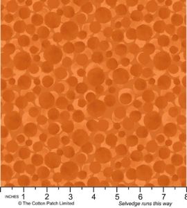 Bumbleberries fabric: Halloween Orange Lewis and Irene | 