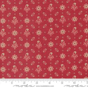 Rouenneries Trois fabric: Amour, Rouge | 