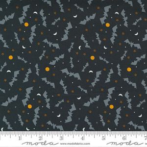 Halloween fabric: Bats Midnight (per 1/4 metre) | 